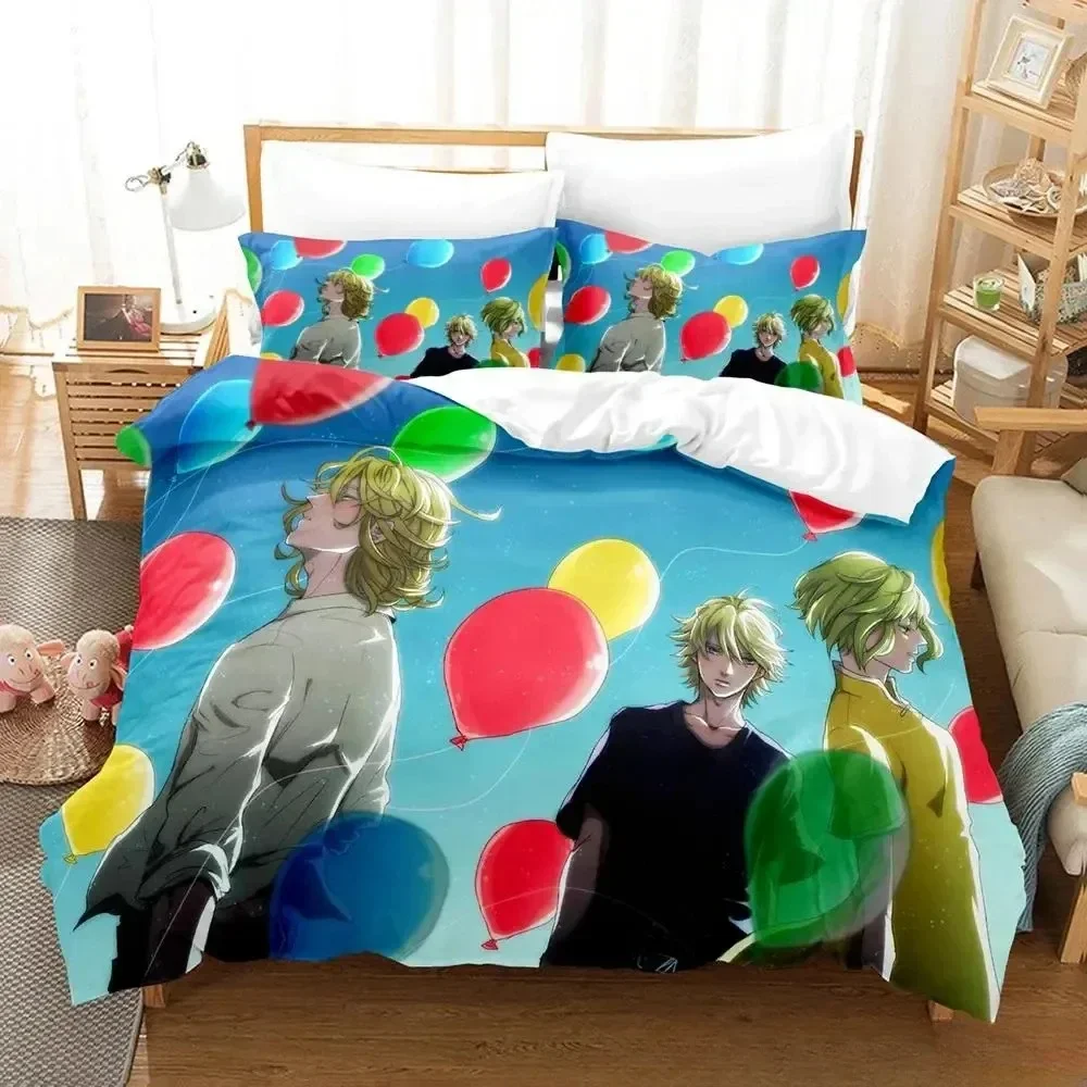 Tiger & Bunny Comfortable Duvet Quilt Cover Pillowcase Bedding Set Children Bedroom Decoration Home Textile