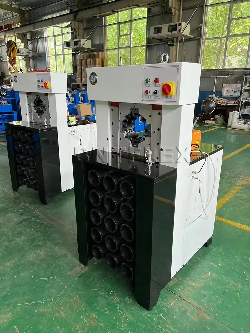 BNT120A Hydraulic Hose Crimping Machine 3inch Manual Operation Automatic Features New Condition Rubber Material Core Pump