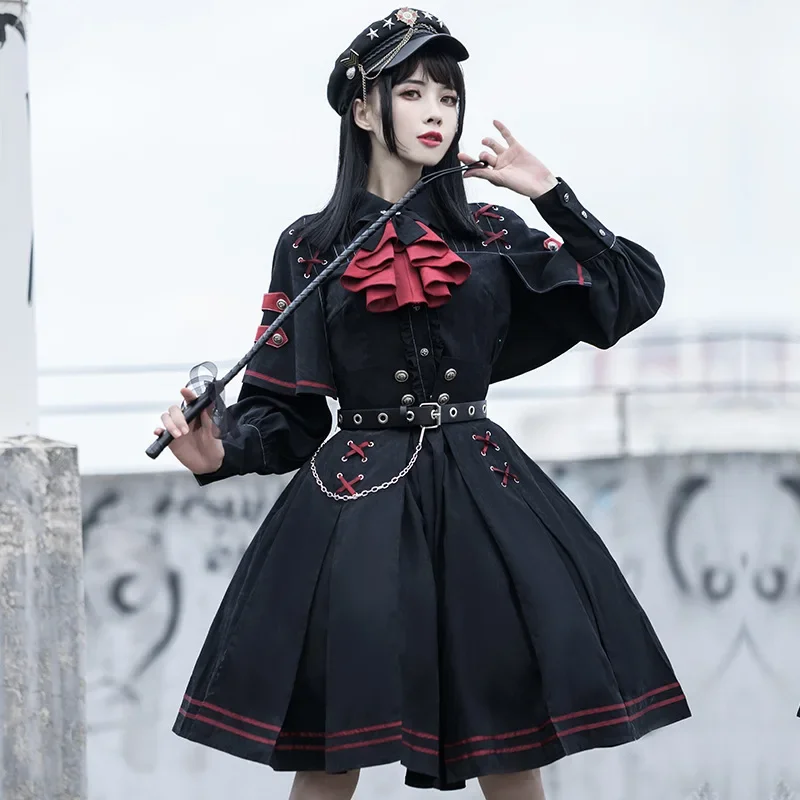 

Spring Lovers military style lolita original skirt skirt top complete JK uniform