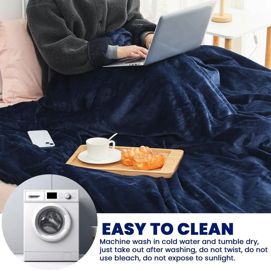 بطانية فاراداي كبيرة مقاس 86 × 86 بوصة لحماية الأطفال الحوامل، بطانية مانعة Emf لـ 5 جرام، بلوتوث، أبراج الهاتف، جانبين