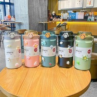 1200ML Thermo Bottle Stainless Steel Large Capacity Vacuum Flask With Straw Tumbler Cold Hot Drinks Thermos Cup Gym Drinkware