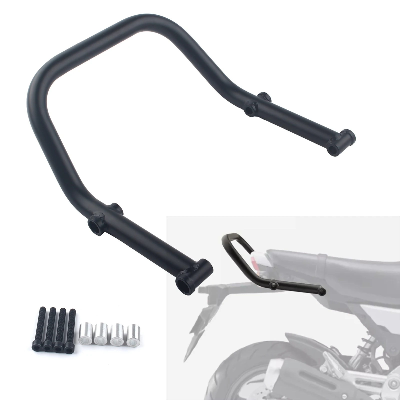 Passenger Grab Rail Rack Rear Mount Bar Fit For HONDA Grom 125 MSX 125 2021-2024