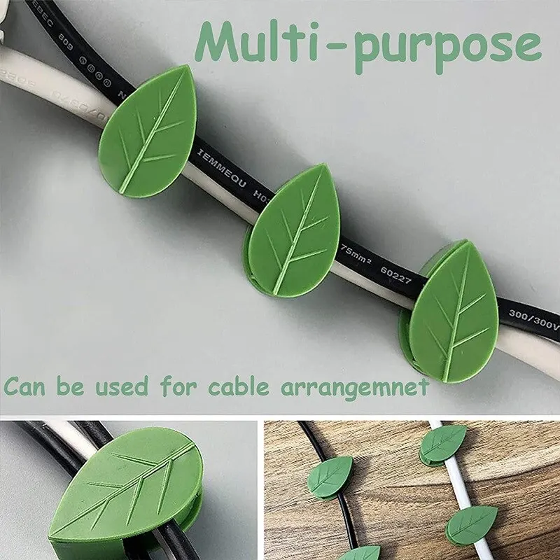 20Pcs Plant Climbing Wall Fixture Clips Acrylic Sticker Self-Adhesive Hook Plant Vine Traction Holder Indoor Outdoor Decorations