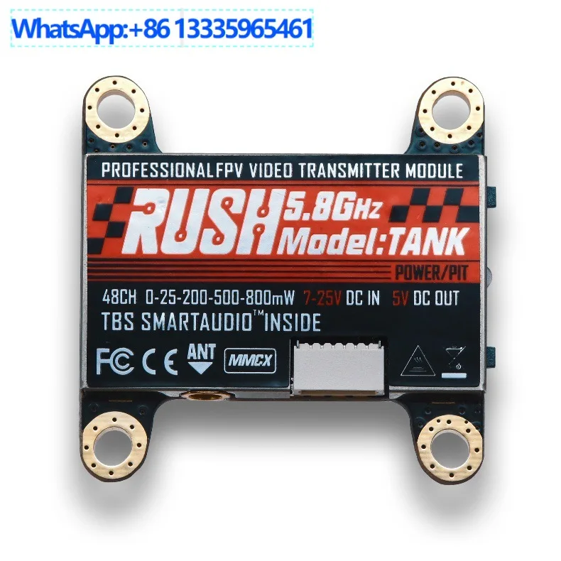 New RUSH TANK II PIT/25-800mW 2-8S External Audio 48 Frequency Competition