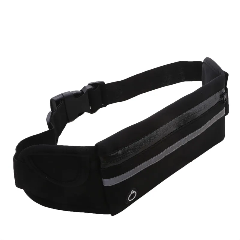 Sport Running Waist Bag For Women Men Waterproof Comfortable Gym Fanny Bag Safty Tape Cycling Phone Case Running Belt