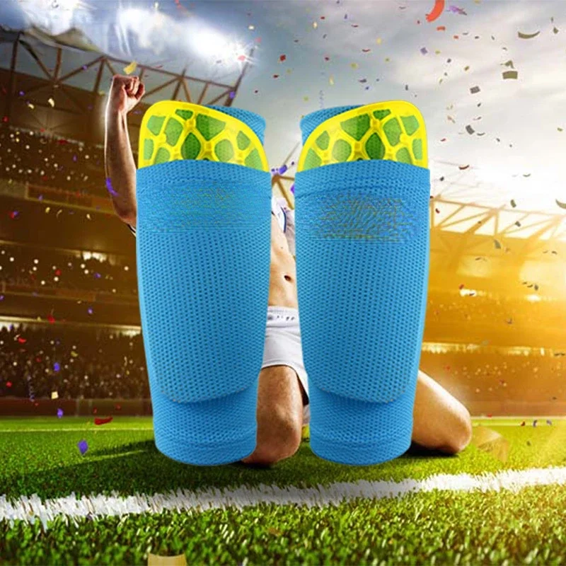 Women Men Kids Teens Soccer Shin Guards Leg Sleeves Football Calf Protector Shinpads Shockproof Anti-collision Sets Custom Logo