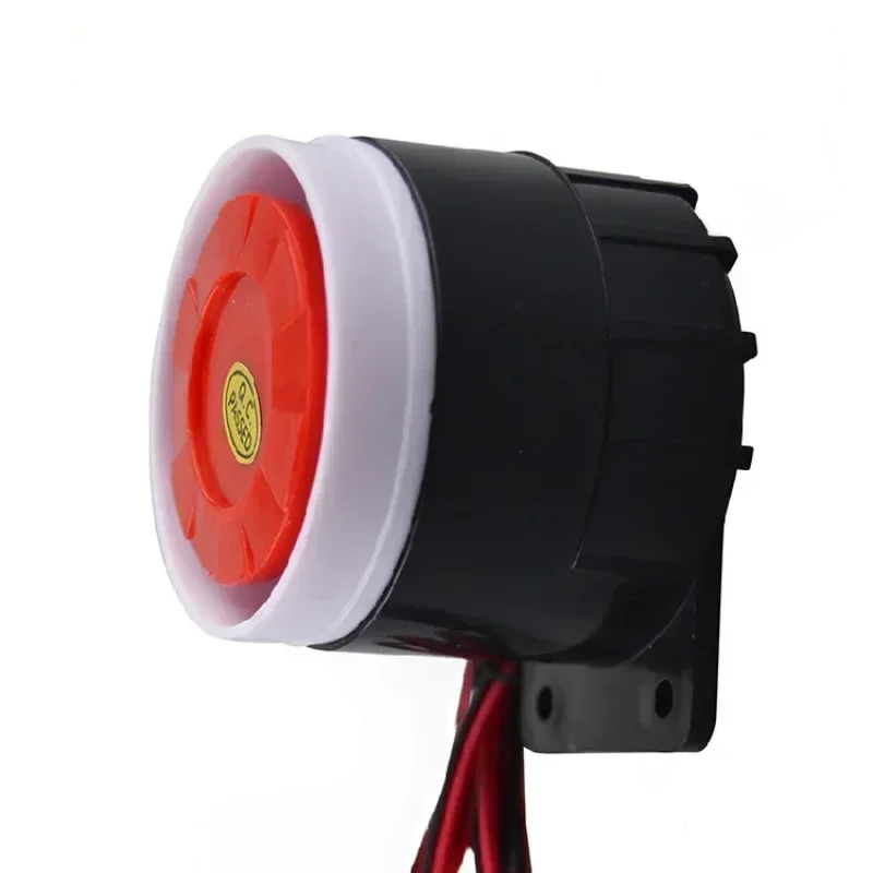 Bocina de alarma antirrobo piezoeléctrica con cable, 12v, 24V, 220V, alto Decibelio, sirena de policía, sirena de alarma de Raid aéreo, 402