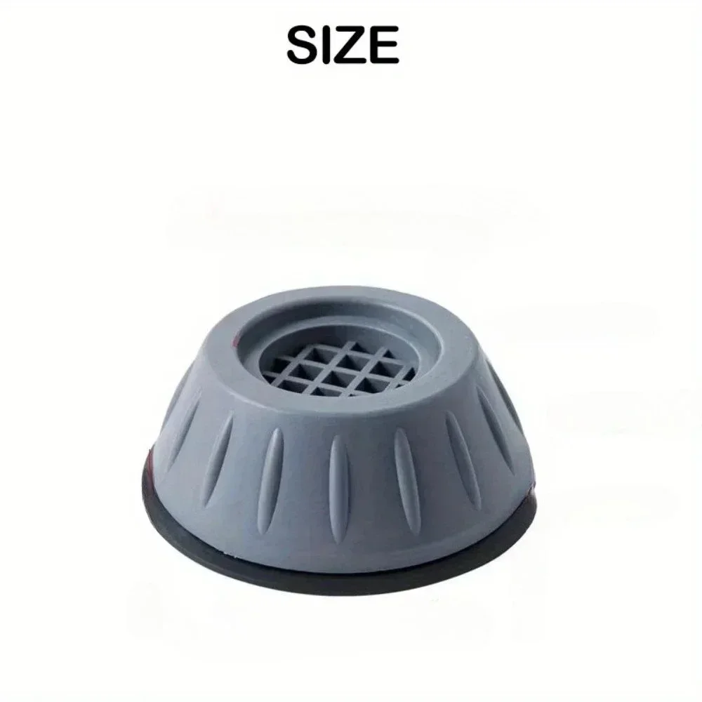 4pcs Anti Vibration Feet Pads - Rubber Slipstop Silent Dampers for Washing Machine Refrigerator Furniture