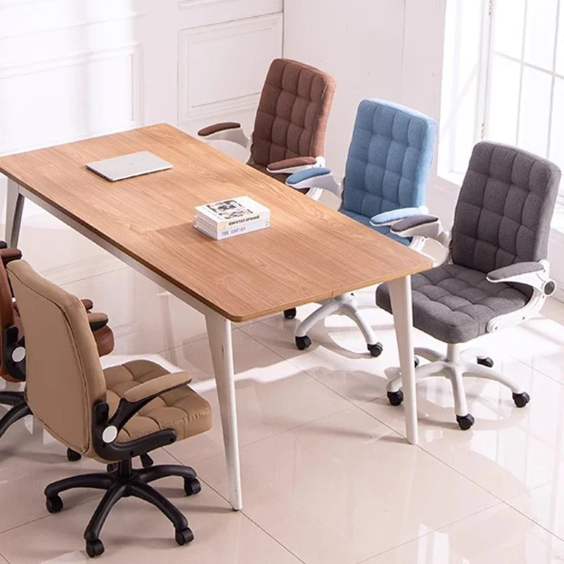 Stool With Wheels Computer Armchair Relaxation Chair Work Pc Room Backrest Rotating Lazy Comfortable Game Living Chairs Gamer