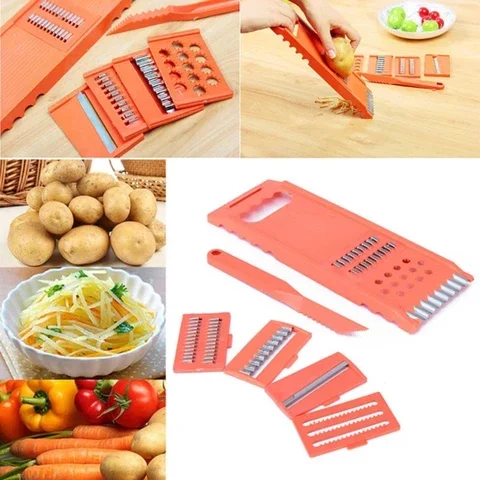 

Vegetable Fruit Potato Kitchen Mandolin Slicer Peeler Dicer Cutter Chopper Grater Accessories Gadgets Tools