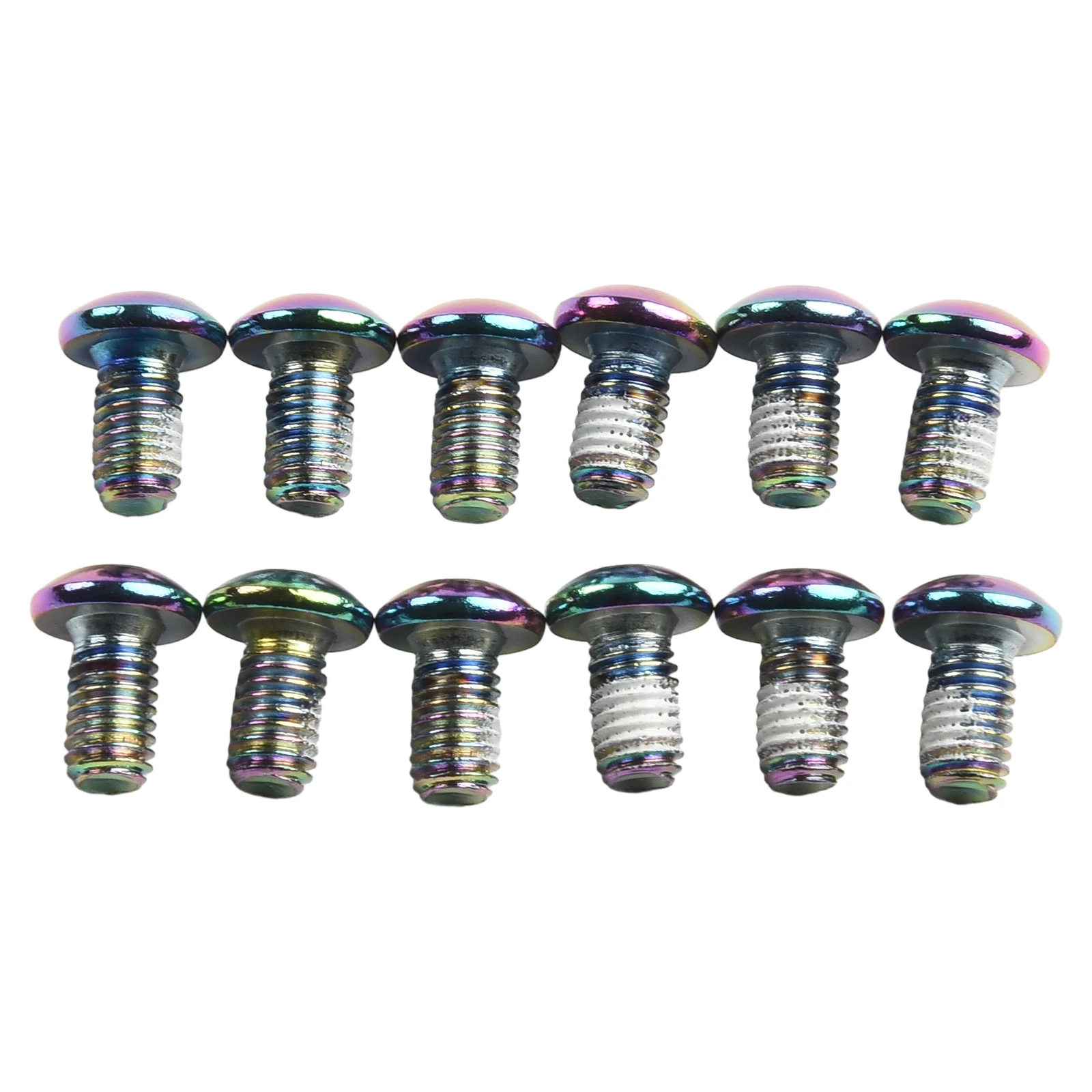 Functional High Quality Screw Bolts PRO Oil Slick Stainless Screws Stainless Steel 12 Pack Bicycle DNM Mountain Bike