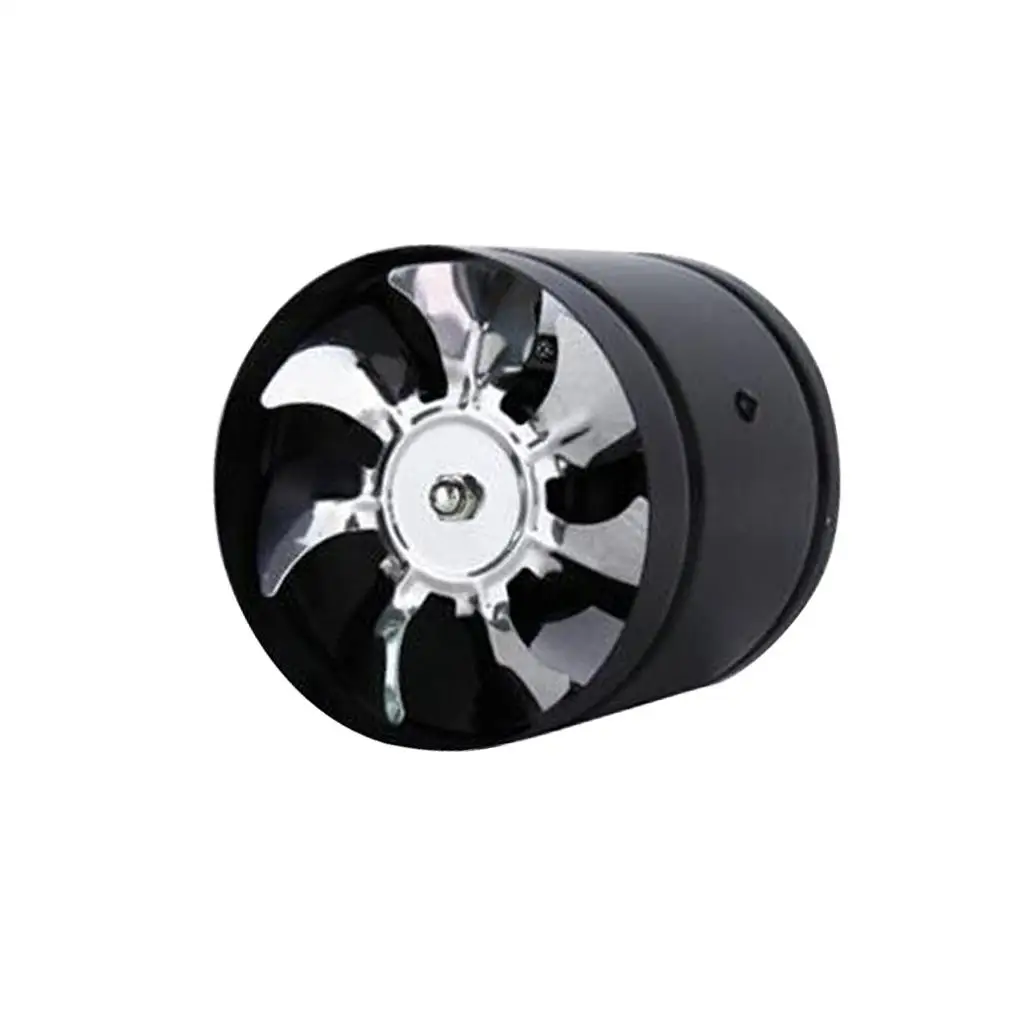 Inline Extractor 6 Inch Metal Ventilation Exhaust Fan Low Noise Air Blower for Bathroom Kitchen Toilet Wall Mount