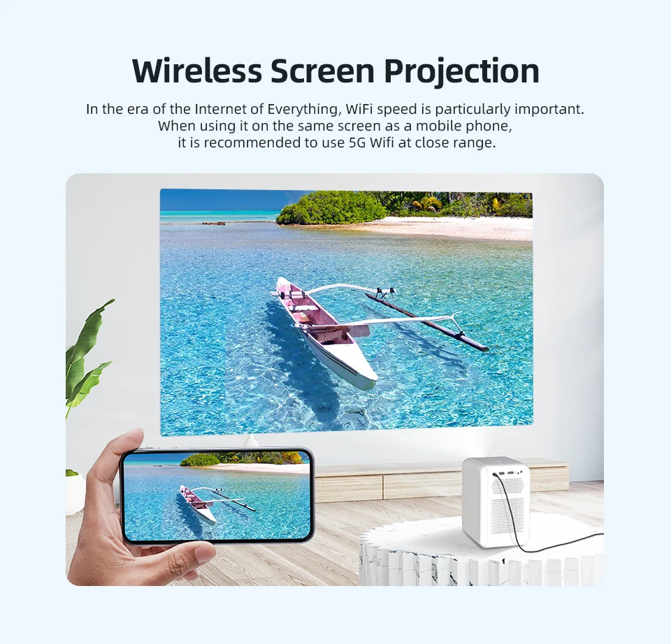 MECOOL 2023 Global Version Projetor KP2 Global Version with Linux 1+8G 2.4G/5G WiFi Netflix Certified Dolby Audio Home Theater