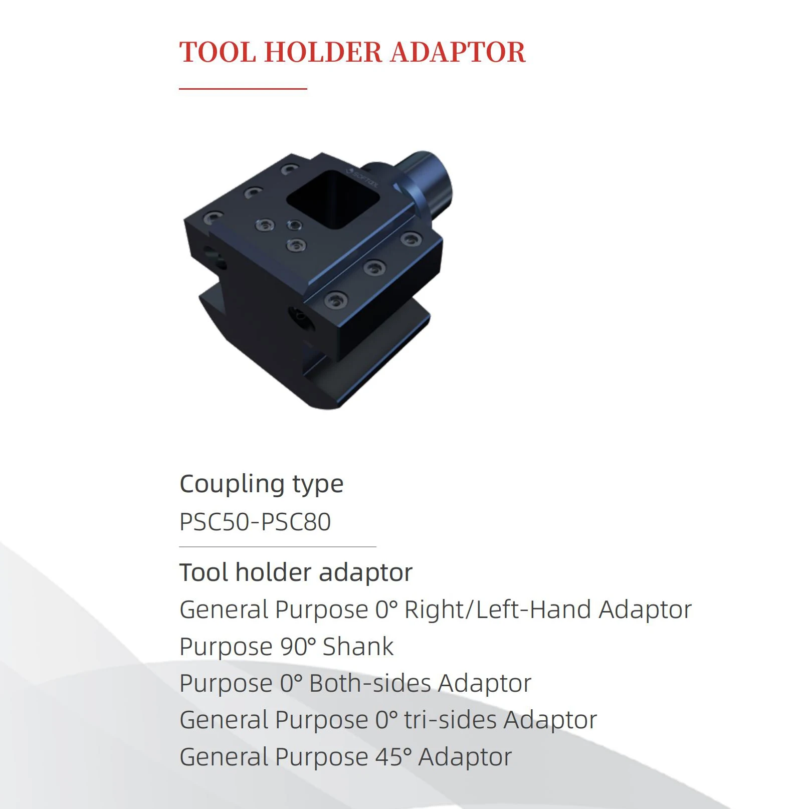 Mudança rápida torno vdi psc em branco/capto psc unidade de fixação manual suporte de ferramenta capo para uso em máquina-ferramenta
