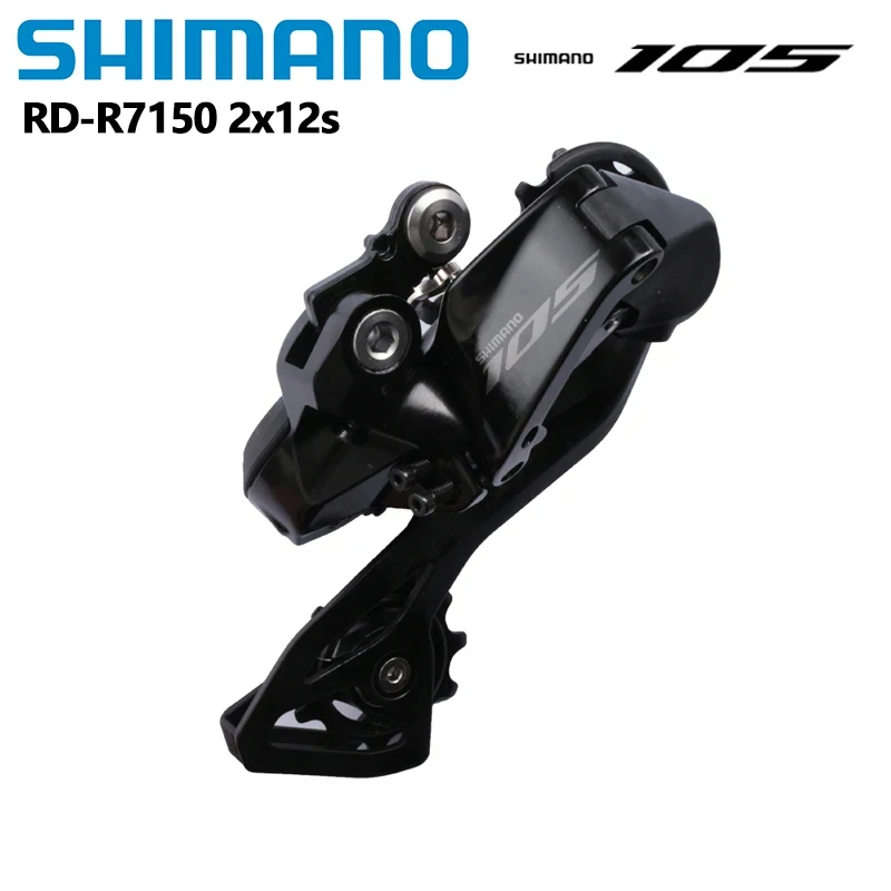 Shimano 105 Di2 R7150 Electronic Derailleur FD R7150 Front Derailleur Braze on 2x12 Speed RD-R7150 Rear Derailleur For Road Bike