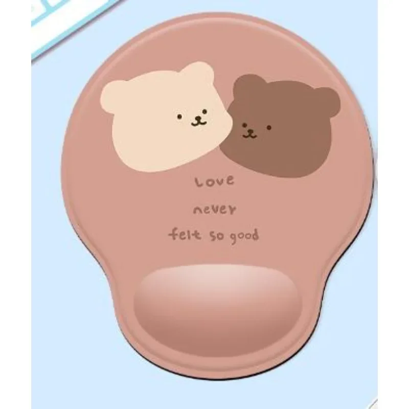 1 шт., утолщенный силиконовый коврик для мыши, с мультяшным рисунком