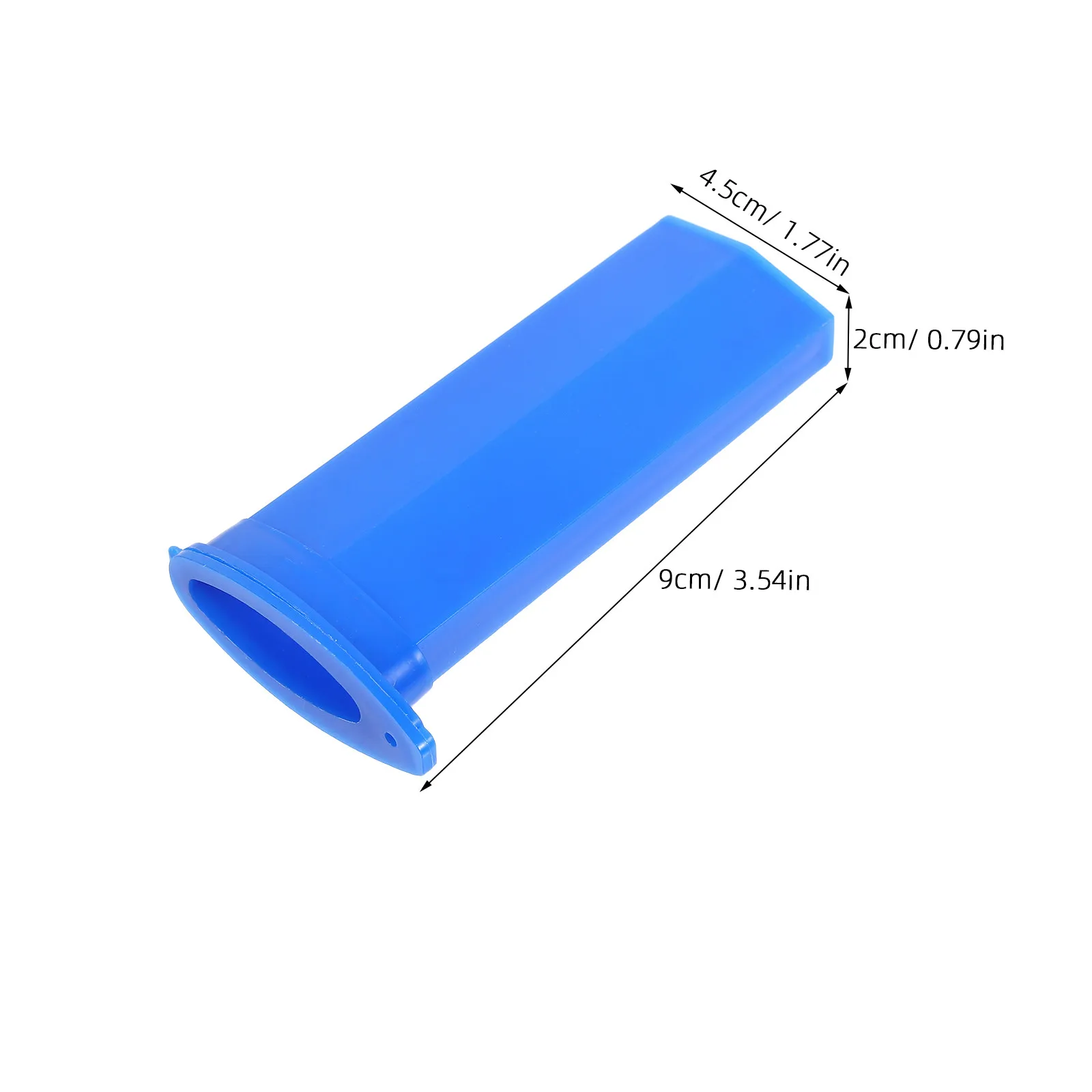 2Pcs Oval Shaped Plastic Microscope Slide Holder Box with Lid Full Protection Secure Storage Lab Teaching Education