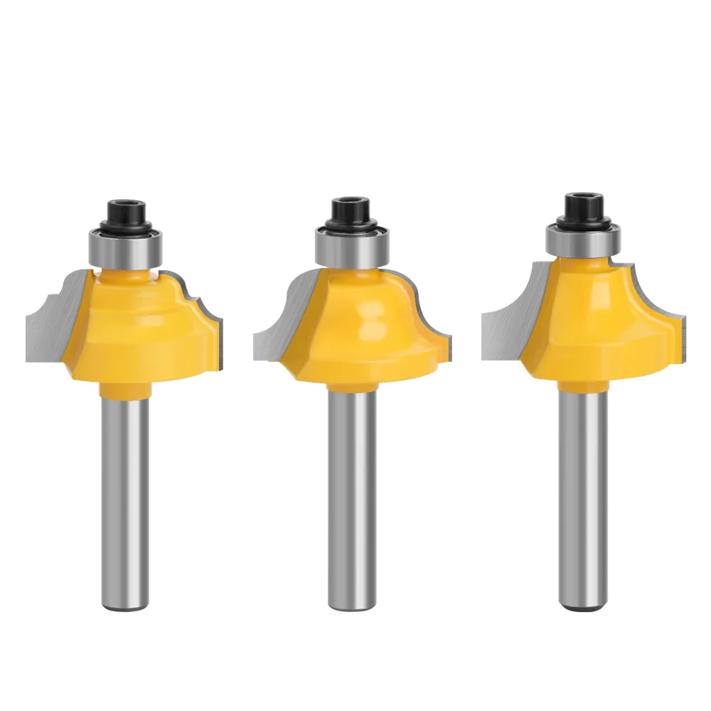 AURWOF 6mm 1/4 Zoll Schaft Holzfräser-Set, Profilfräser, Roman Ogee Fräser mit Lager, Doppelschneidige Holzbearbeitungswerkzeuge MC01062 – Detail 5