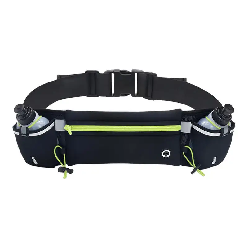 Running Belt Hydration Packs With 2 Water Bottle Holders Waterproof Running Waist Packs Fanny Pack Running Pouch Phone Holder