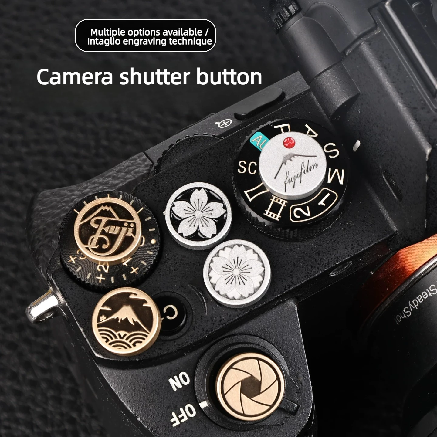 3M Adhesive Stick-on Soft Release Button for Sony A7M5 A7C2 Fujifilm XS20 XS10 XH2 Creative Camera Accessories