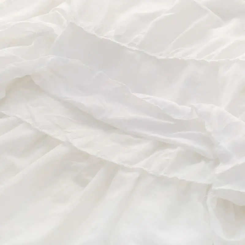 Verão novo feminino artístico solto dupla camada cinta dr praia capa de viagem barriga emagrecimento longo vestido de algodão cintura alta