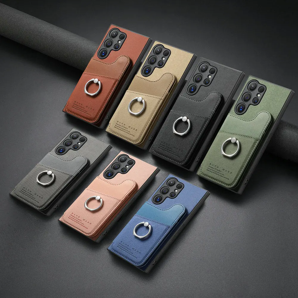 لسامسونج غالاكسي S26 الترا 5G بطاقة الغطاء الخلفي حلقة حامل المحفظة كوكه سامسونج S26 الترا حالة غالاكسي S 26 S26 الترا فليب غطاء #6