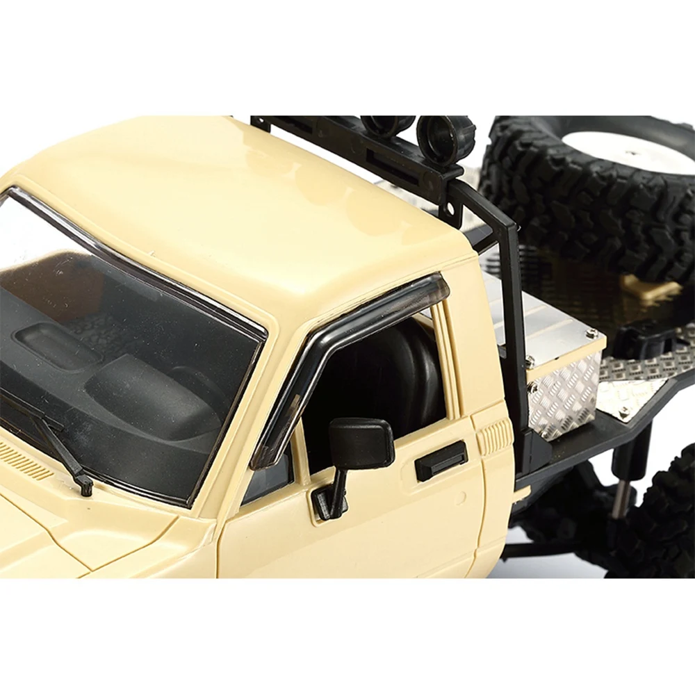 BAAA-visera acrílica para ventana, protector contra la lluvia, decoración Deflectora para WPL C14 C24 C24-1 1/16 RC, piezas de mejora de coche, accesorios