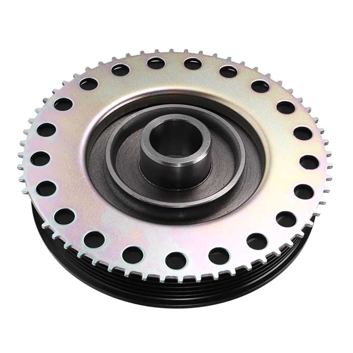 

Crankshaft Pulley for Land Rover Freelander LR2 Evoque Discovery Sport Volvo XC60 XC90 S80 60 40 Ford 31480378