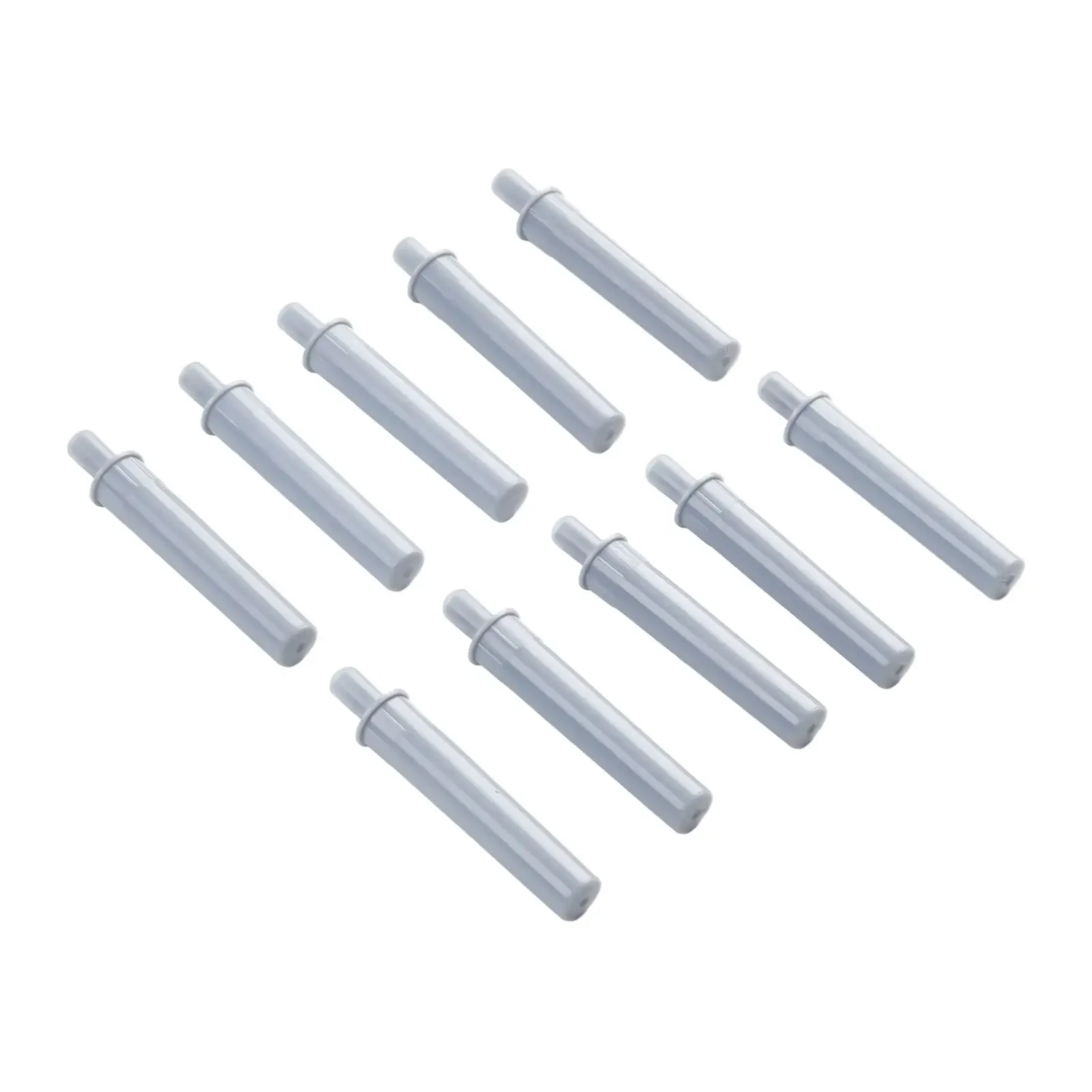 Trava do armário para armário, empurre para abrir o sistema com amortecedor, captura para qualquer tipo de armário, porta ou gaveta, 10pcs