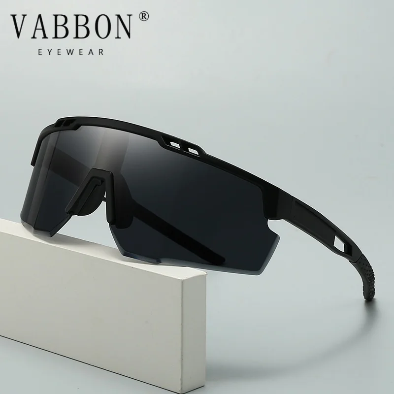

Vabbon New European and American Fashion Sports Sunglasses Outdoor Men's Trendy Cycling Glasses Anti-Uv Sun Protection Windproof Glasses 3254