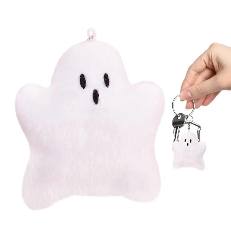 

Little Ghost Plush Toys Game Cartoon Doll Pendant Cute Anime Soft Stuffed Keychain Birthday Gift For Children Girls