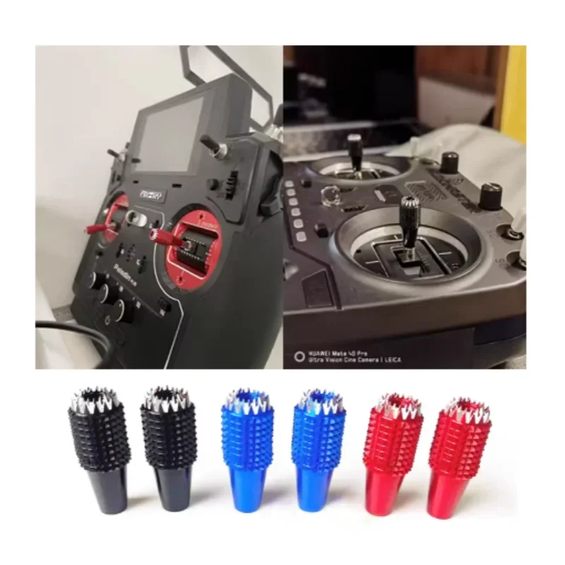 Non-slip model remote control Fixed wing traverser CNC metal Hall rocker head M3M4 non-slip remote rod