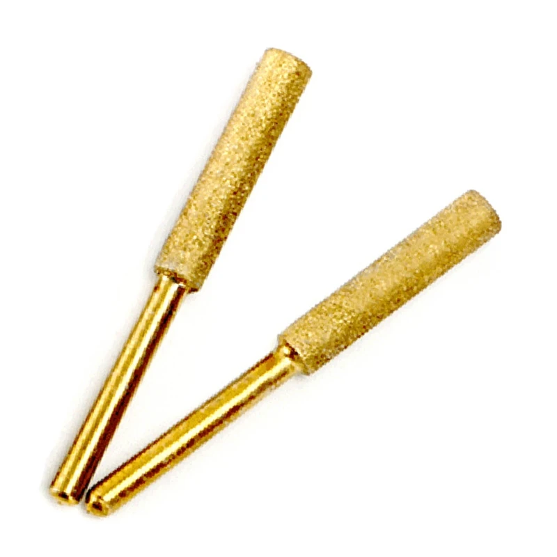30mm Chuôi Phủ Kim Cương Hình Trụ Mài Gắn Bit Burrs cho Dụng Cụ Xoay Bit 4.8 5.5mm 5 chiếc Thả con tàu