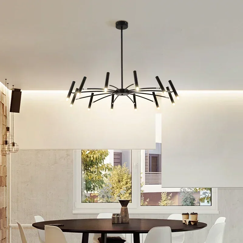 Modern Minimalist Led Ceiling Chandelier Nordic Living Dining Room Bedroom Chandeliers Lighting Home