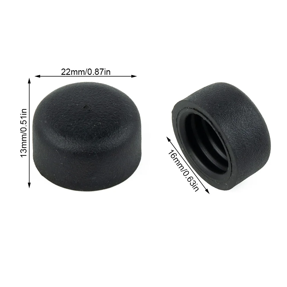 Nueva cubierta de tuerca de brazo de limpiaparabrisas negro, perno de tapa de tuerca de brazo de limpiaparabrisas delantero de coche, Ade de materiales de alta calidad para uso a largo plazo