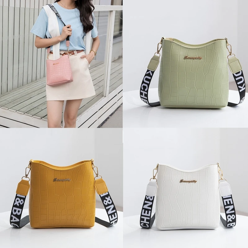 Messenger Bags For Women Luxury High Quality Ladies Handbags Bucket Bag Pu Leather Crossbody Shoulder Bag Female