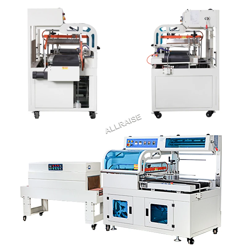 Macchina confezionatrice automatica per avvolgimento termoretraibile Macchina per avvolgere tunnel termorestringente per imballaggio termoretraibile con pellicola PE per lattine di scatole