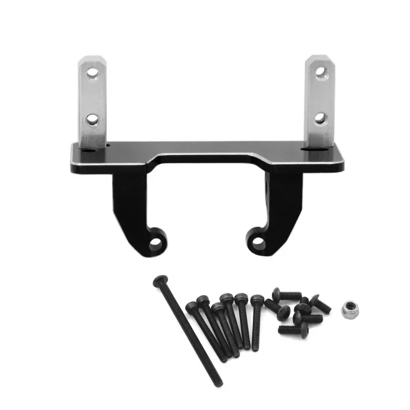 Eixo de metal servo montagem base suporte para axial scx10 ii 90046 90047 ar44 eixo mn999 1/10 rc rastreador carro atualização peças