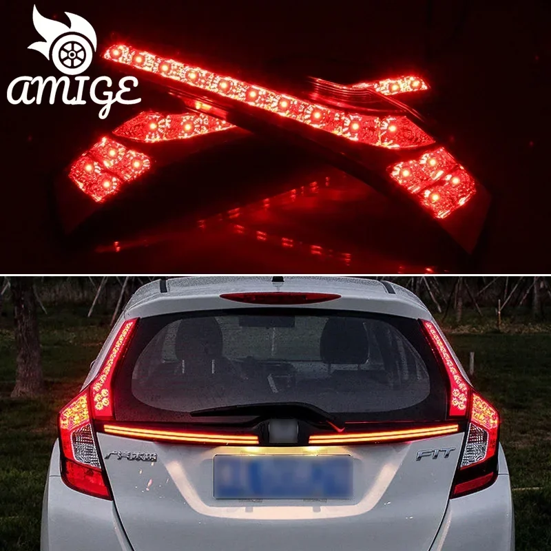 

Car LED Reflector Bumper Lamp Taillight For Honda Jazz Fit 2014-2020 Backup lamp Auto Accessory Rear Lights
