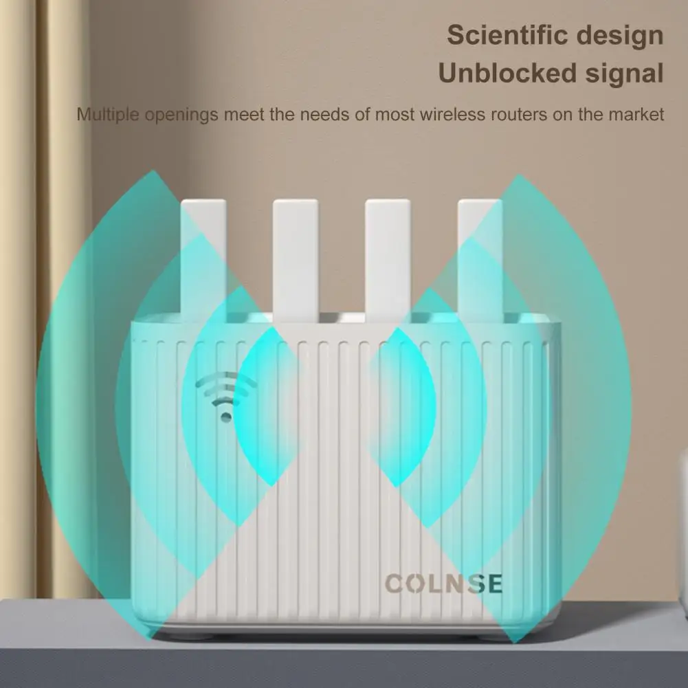 

Plastic Wire Cable Storage Case Reusable Save Space Convenient Wire Cable Storage Case WiFi Router Container