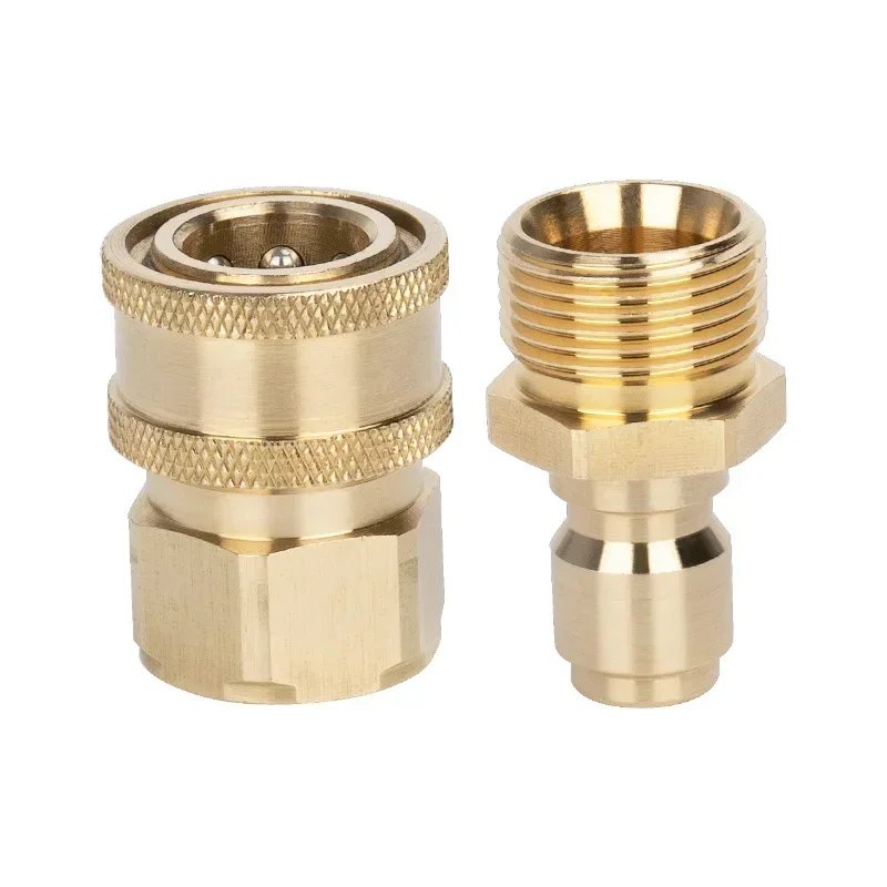 M22x15 Adapter For High Pressure Wash Machine Water Outlet Set Quick Connect Kits For M22 High Pressure Washer Gun Pipe