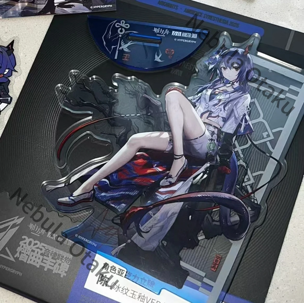 Arknights Shu Zuo Le Angelina Acrylic Standing Sign Desktop Ornament Cosplay Official Quality Goods Exquisite Souvenir Gifts