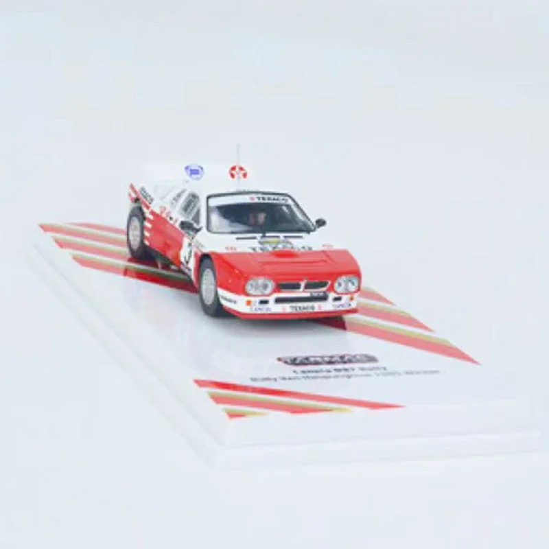 Tarmac Works 1:64 modelo de coche de juguete 037 Rally Van Haspengouw 1985 ganador con capó trasero de apertura y vehículo de aleación de motor pintado