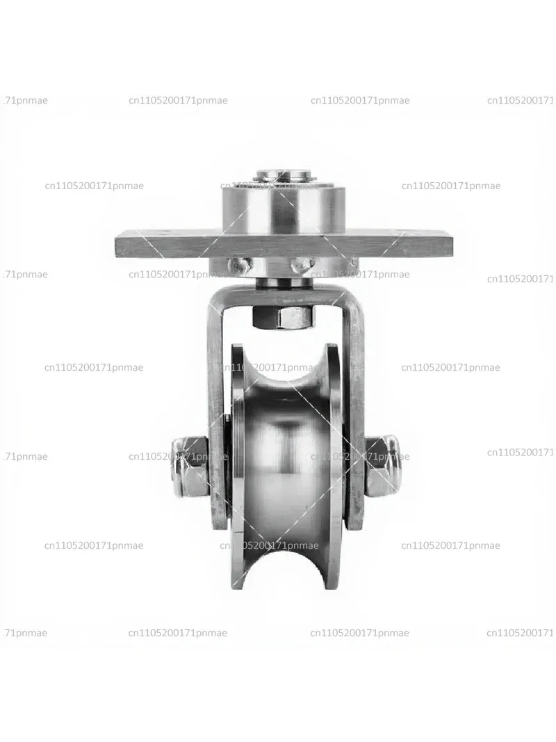304 Stainless Steel V U H Shape Omni-Wheel Universal Pulley Sliding Gate Ground Rail Rollers