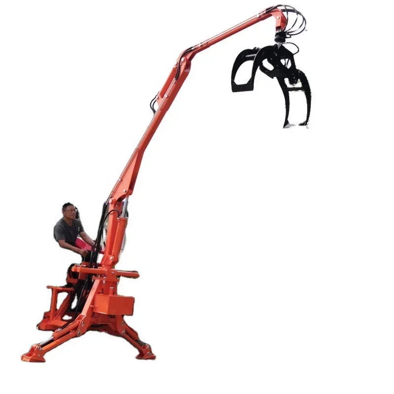 China Top Quality Mini Wood  Log Crane Grapple  for ATV/tractor in Germany/Canada/USA/Brazil