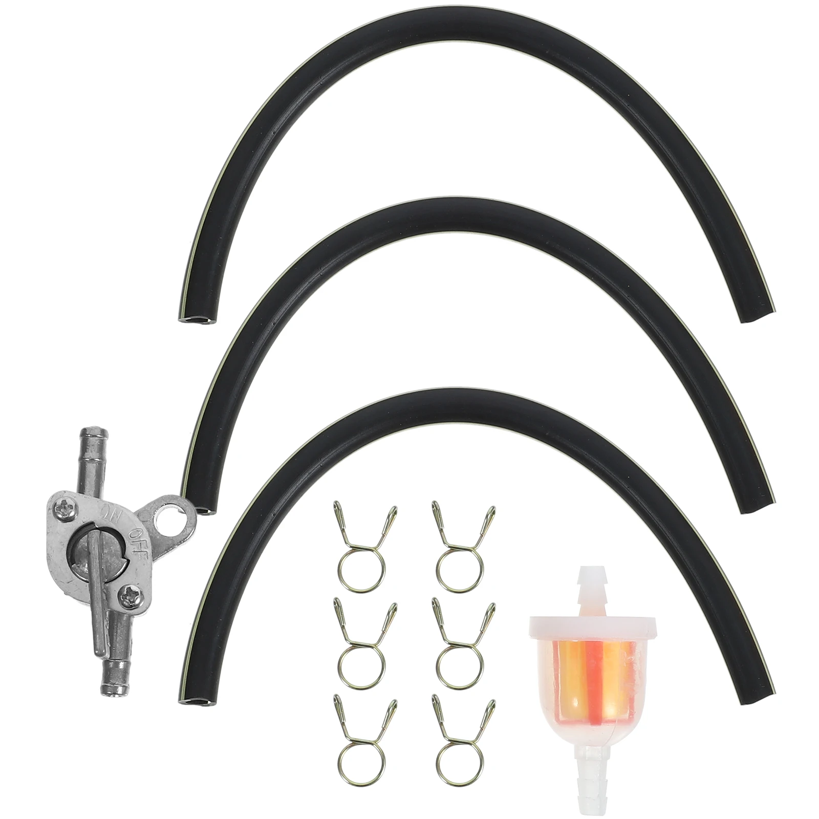 

Motorcycle Fuel Filter with Hose Line Oil Filter for Plastic Gas Tank Durable Easy Installation Effective Filtration