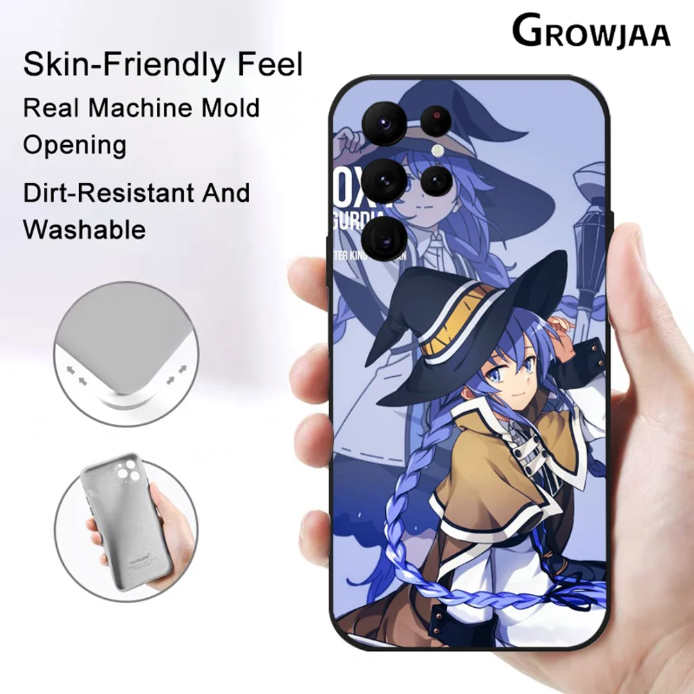M-Mushoku T-Tensei Anime Phone Case for Samsung Galaxy S24 Ultra S22 S23 Ultra S21 S20 5G Protective Silicone TPU Funda - Image 3