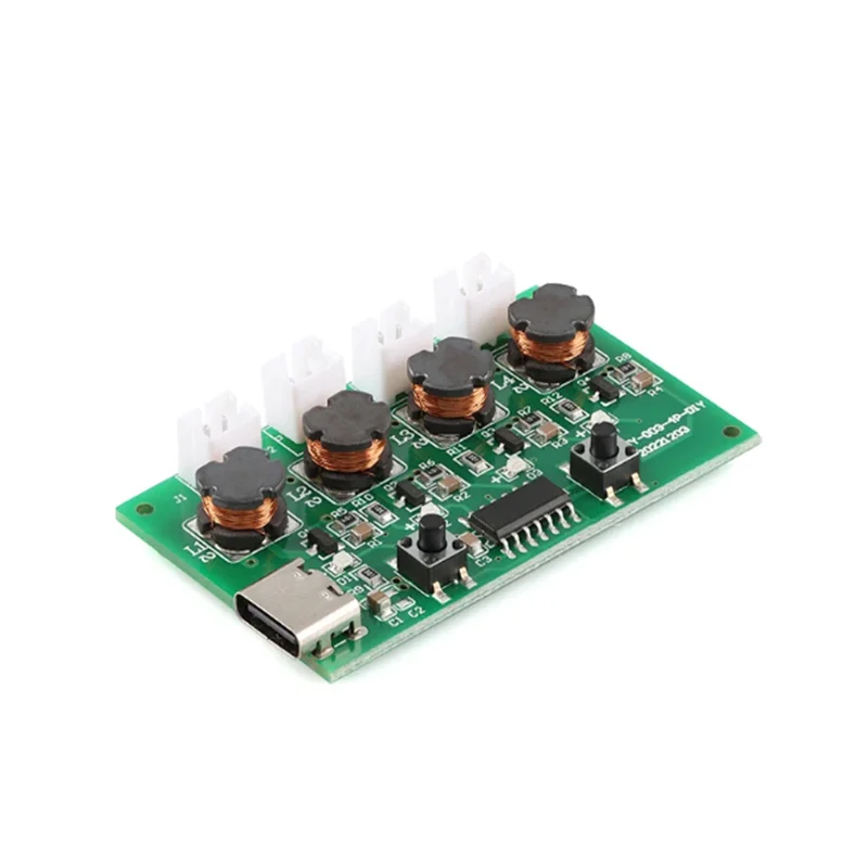 Type-C USB Mini Humidifier Module 4 Channel Mist Maker and Driver Circuit Board Fogger Atomizer Oscillating Ultrasonic