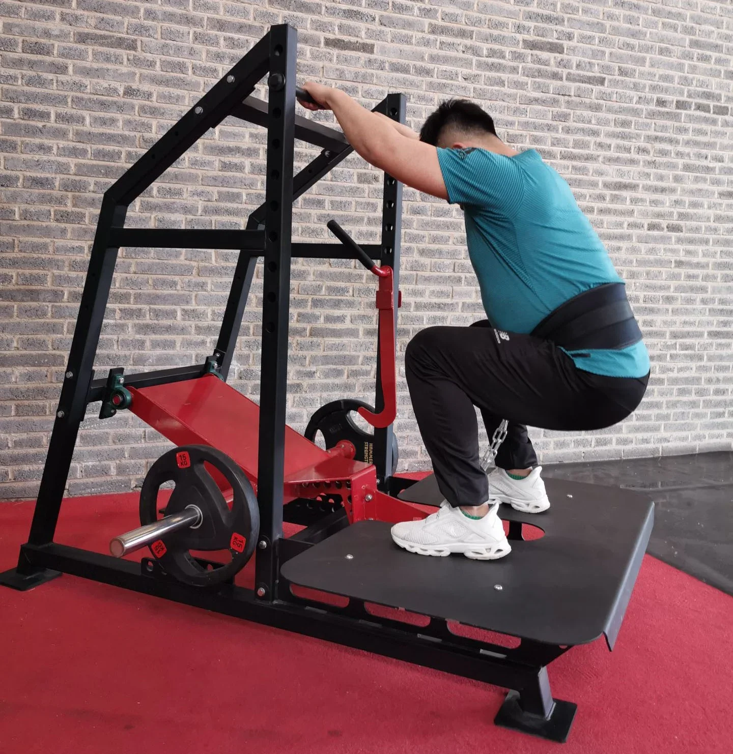 Squat Machine Fashion and Durable Gym Fitness Equipment Belt Squat Power Plate Load Strength Training Fitness Equipment