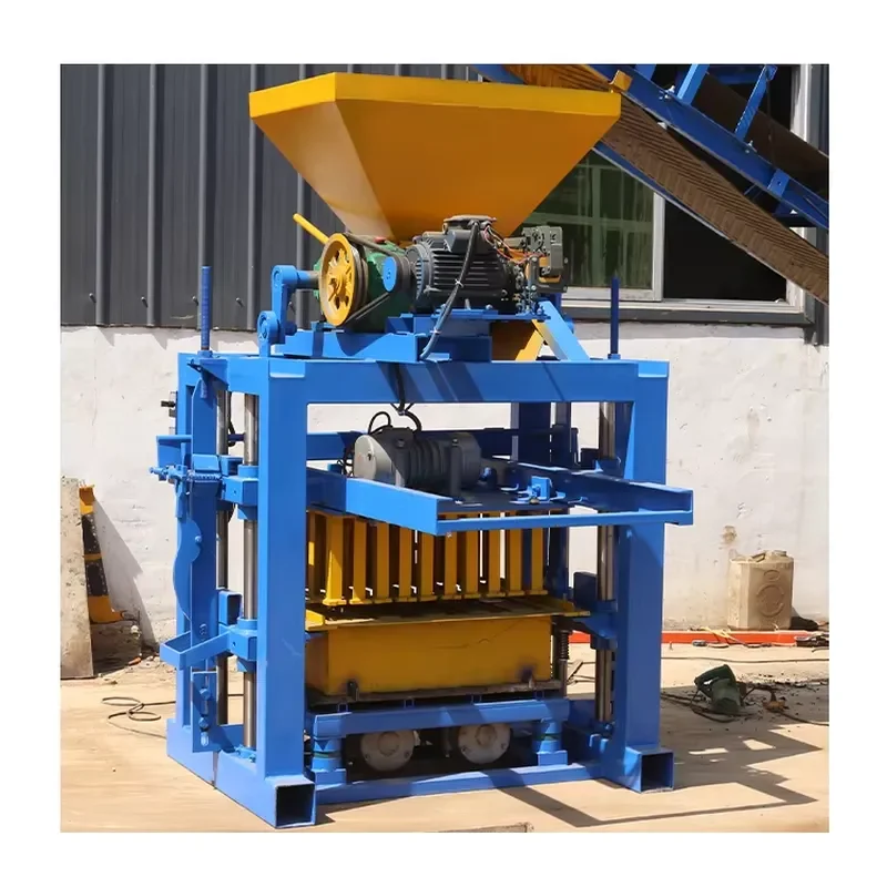 Semi Automatic Interlocking Concrete Cement Small Block Machine Brick Making Machinery QTJ4-35 Hollow Block Machine